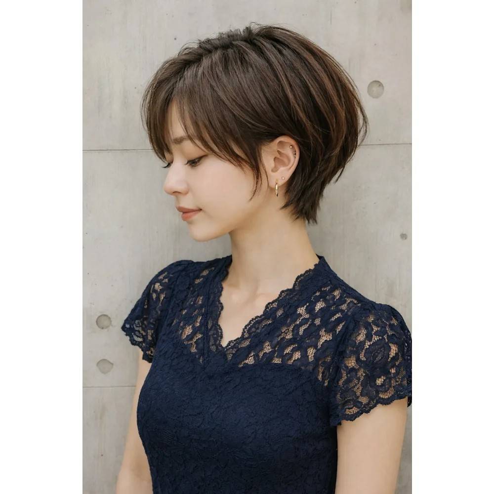 美シルエットなくびれショート