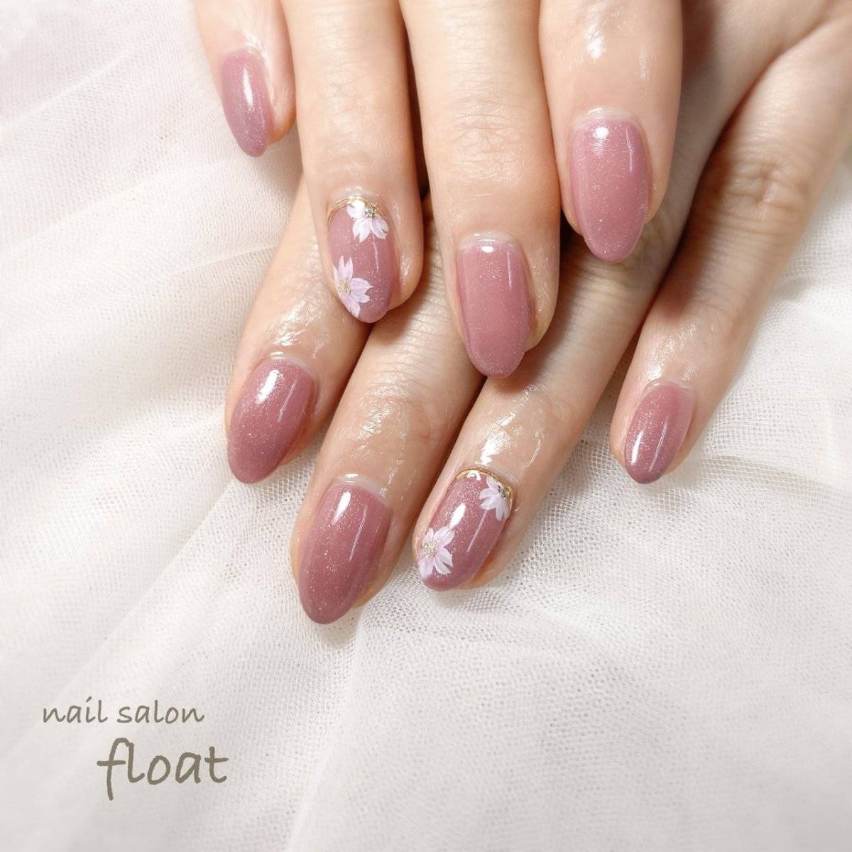 ローズピンクネイル