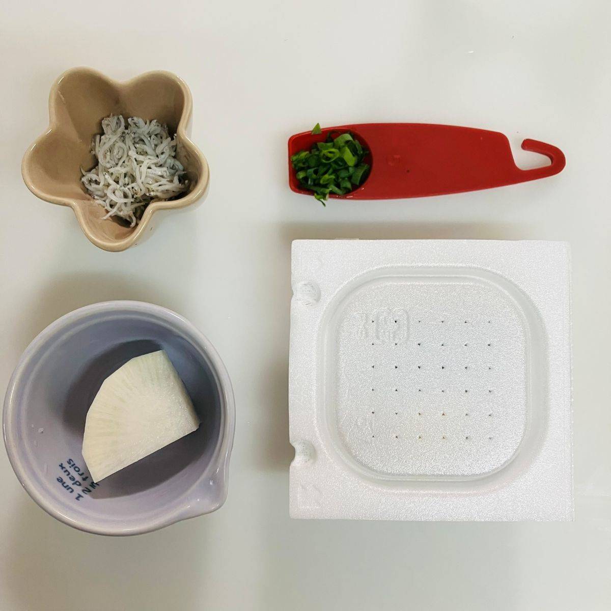 タカノフーズ公式の「じゃこ大根納豆」のレシピ