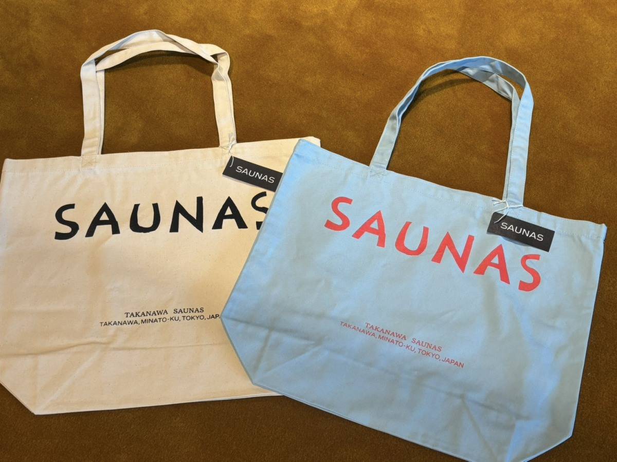 高輪ゲートウェイのサウナスのトートバッグ