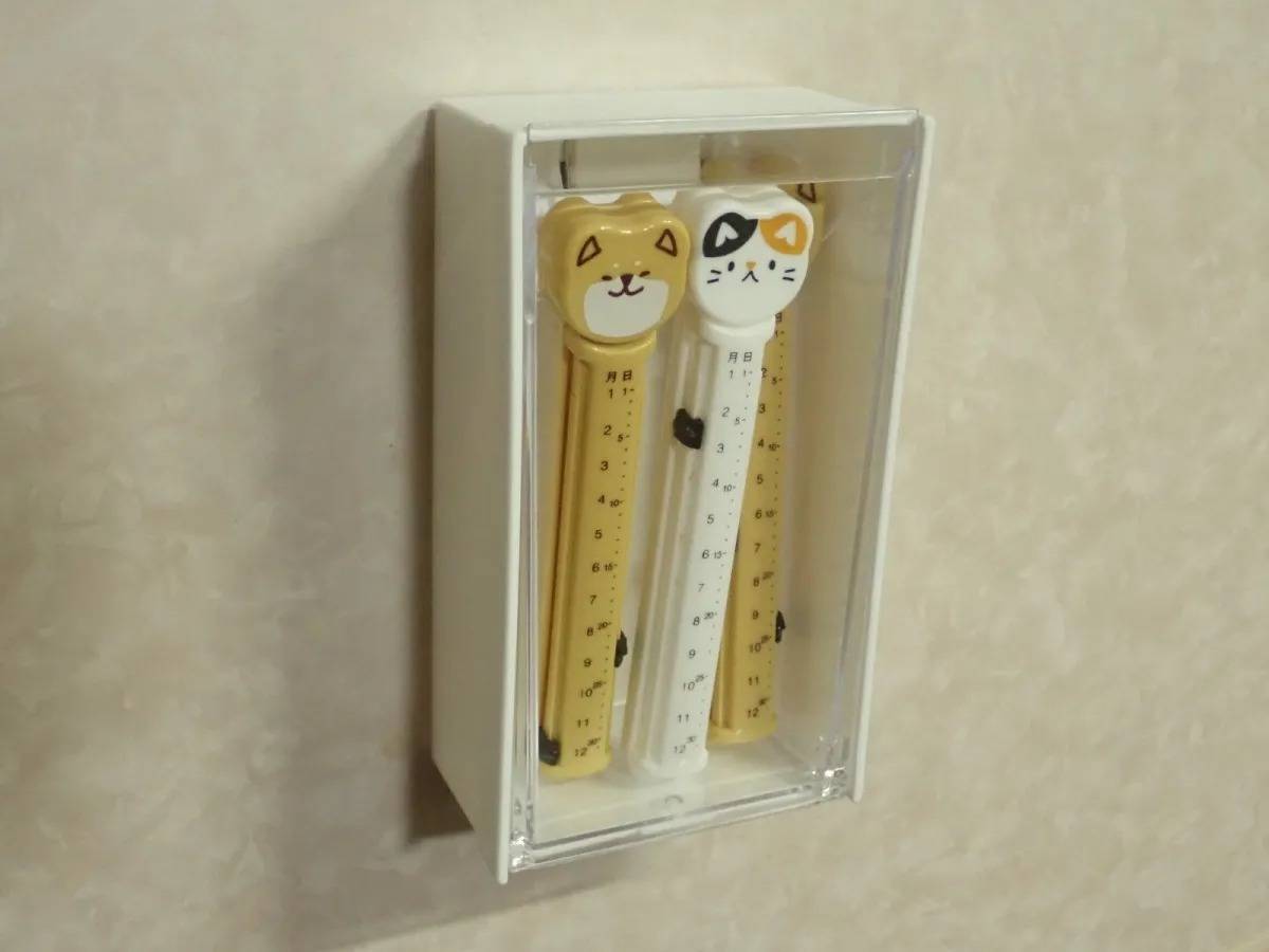 DAISO(ダイソー)：マグネットスイングケーストールホワイト