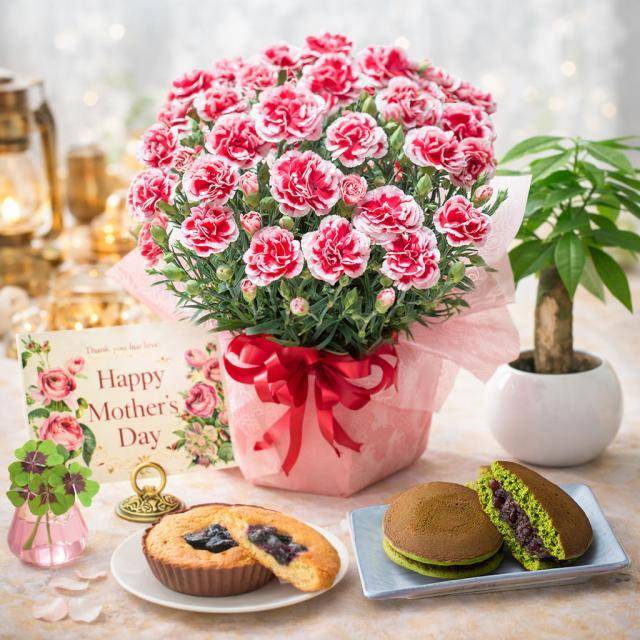 Fleur Town 吉本花城園 カーネーション いちごホイップ 選べる特典付き