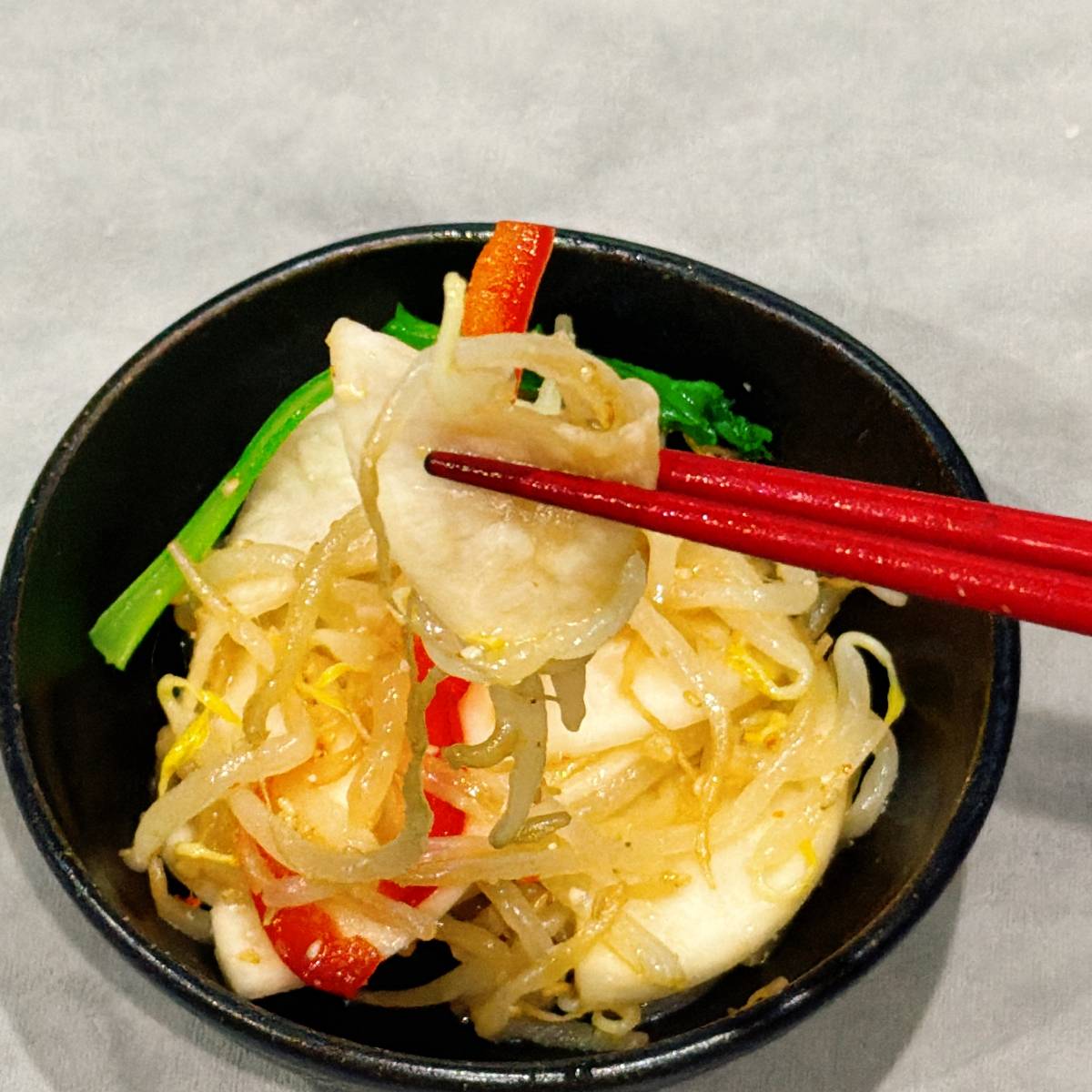 JAグループ公式の「かぶともやしの簡単ピリ辛漬け」のレシピ