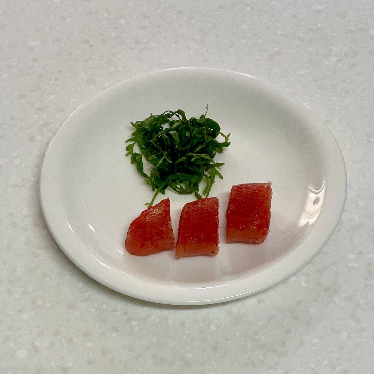 永谷園公式の「冷やし明太子茶づけ」のレシピ