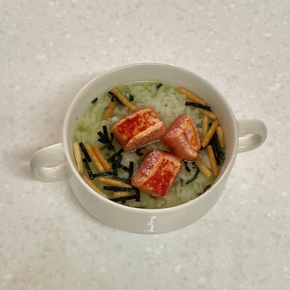 永谷園公式の「冷やし明太子茶づけ」のレシピ