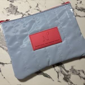  3COINS パディングミニポーチ トップ 