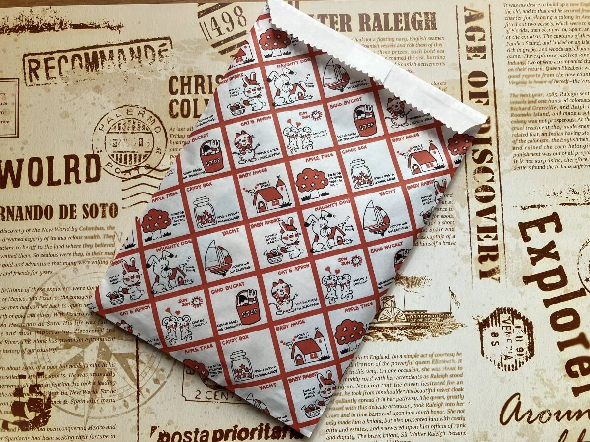 セリアのペーパーバッグ シモジマファンシー ストップペイル 