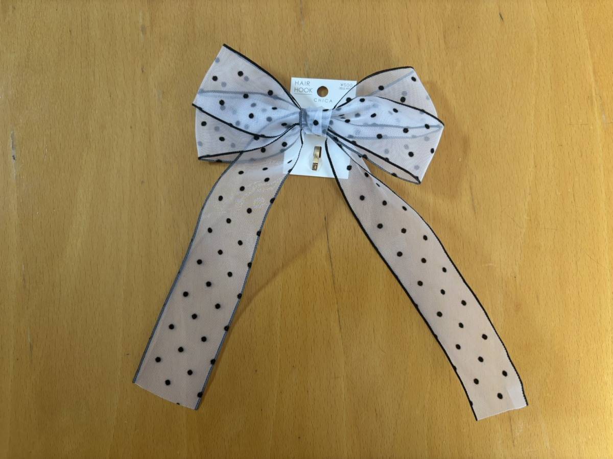 3COINS シアードットリボンヘアフック アイテム紹介