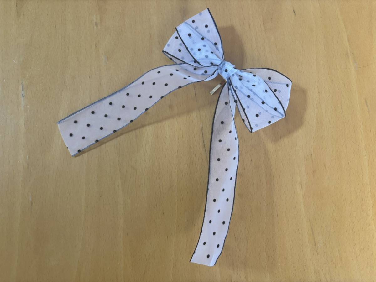 3COINS シアードットリボンヘアフック 評価