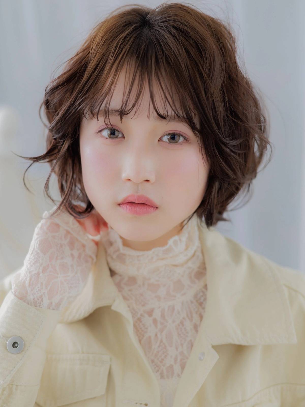 ふわふわガーリーボブ