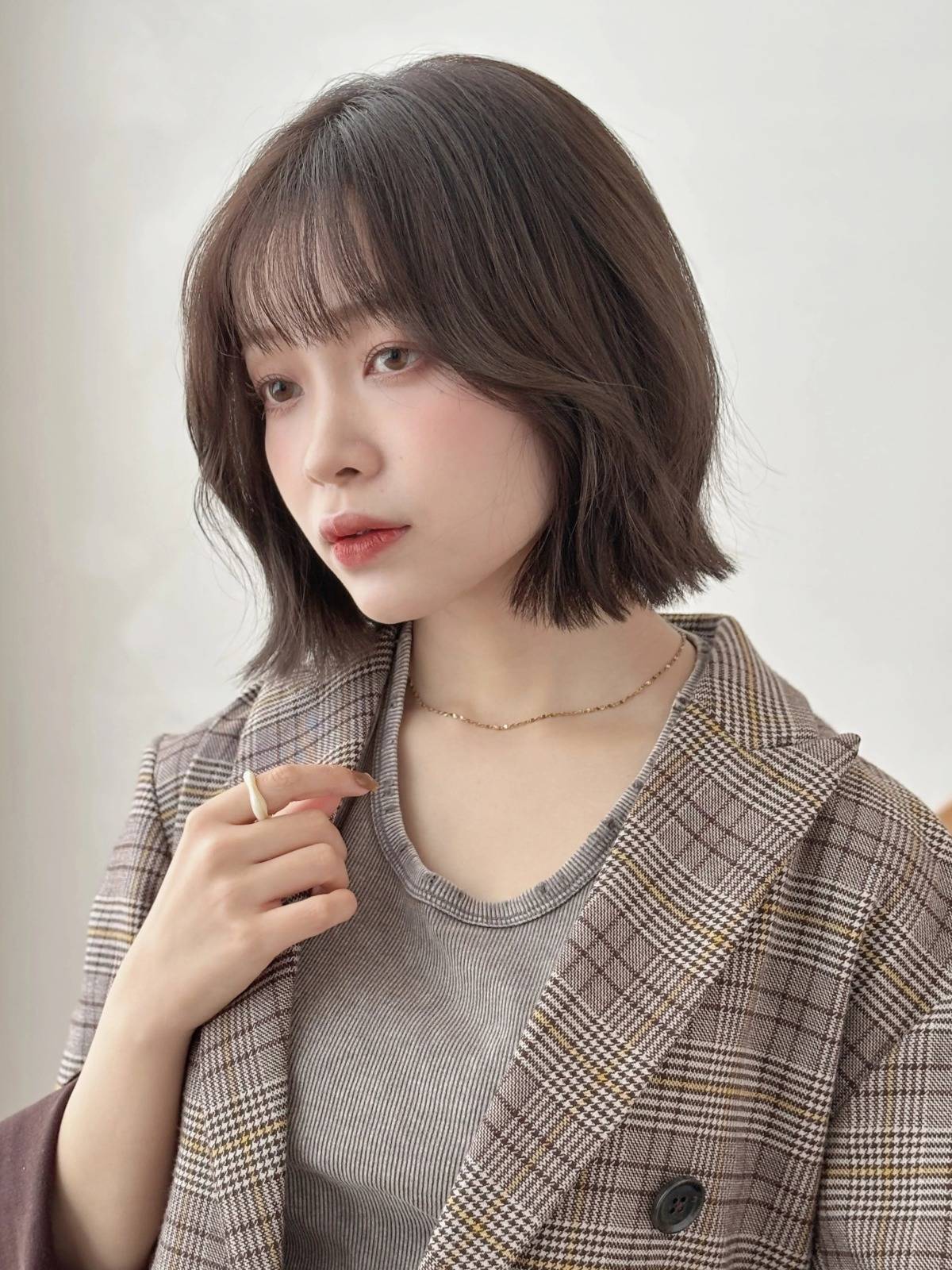 韓国風のタッセルボブ