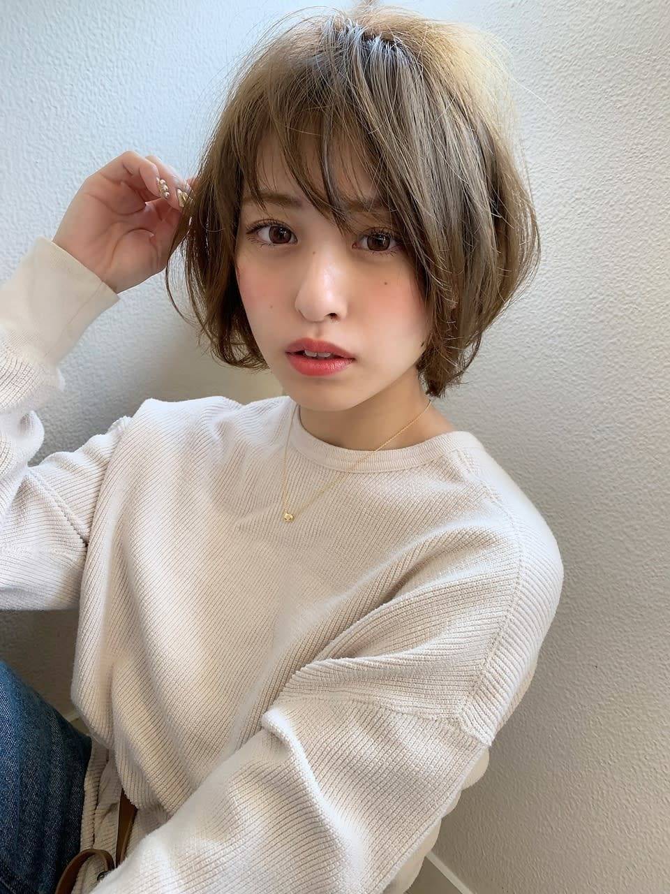 ラフ感ひし形ボブ