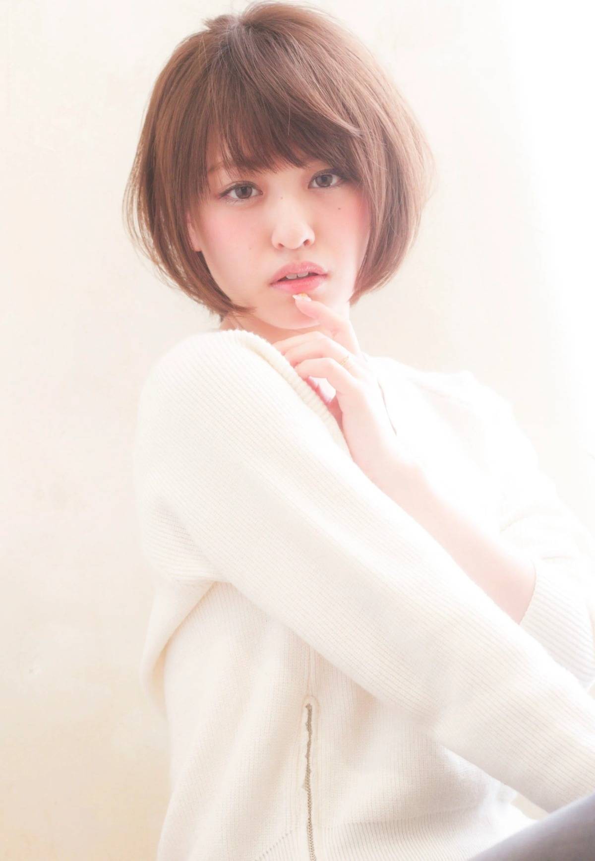 シンプルひし形ボブ