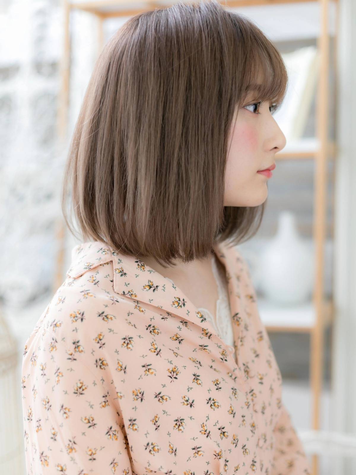 シンプルストレートボブ