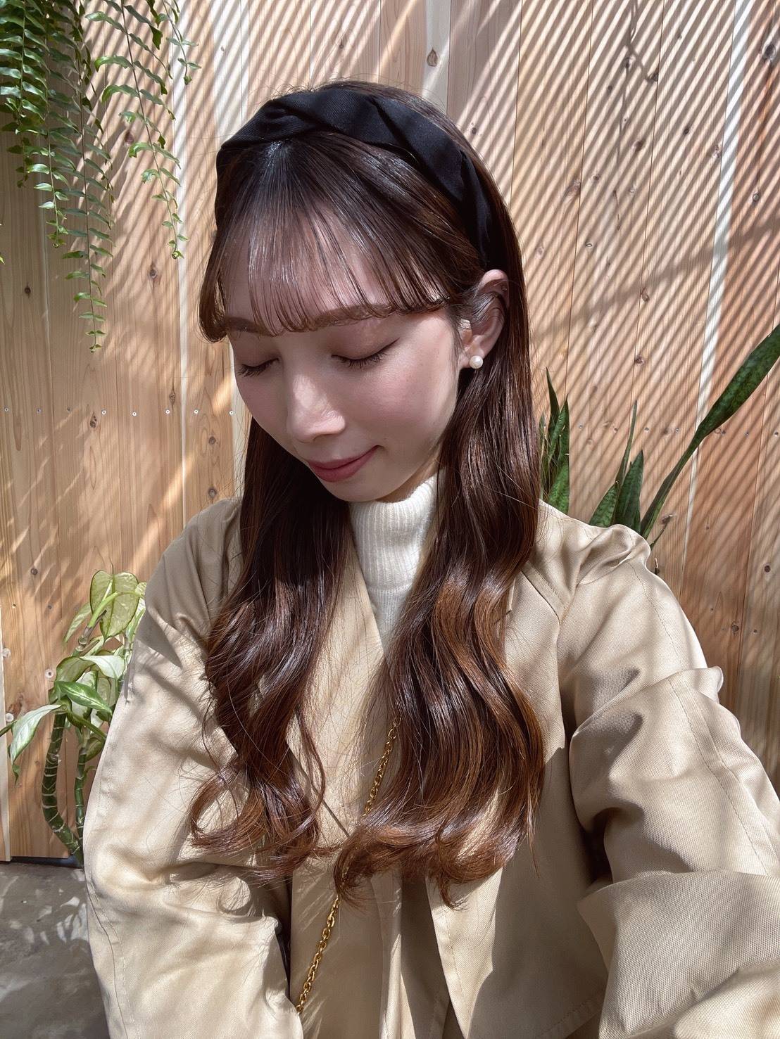 トレンチコートの春コーデ