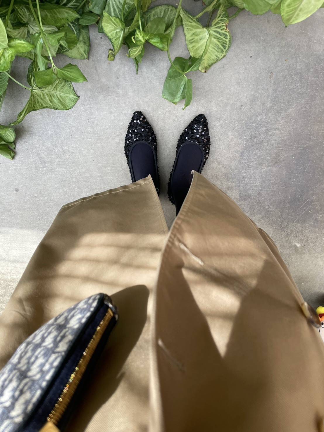 トレンチコートの春コーデ