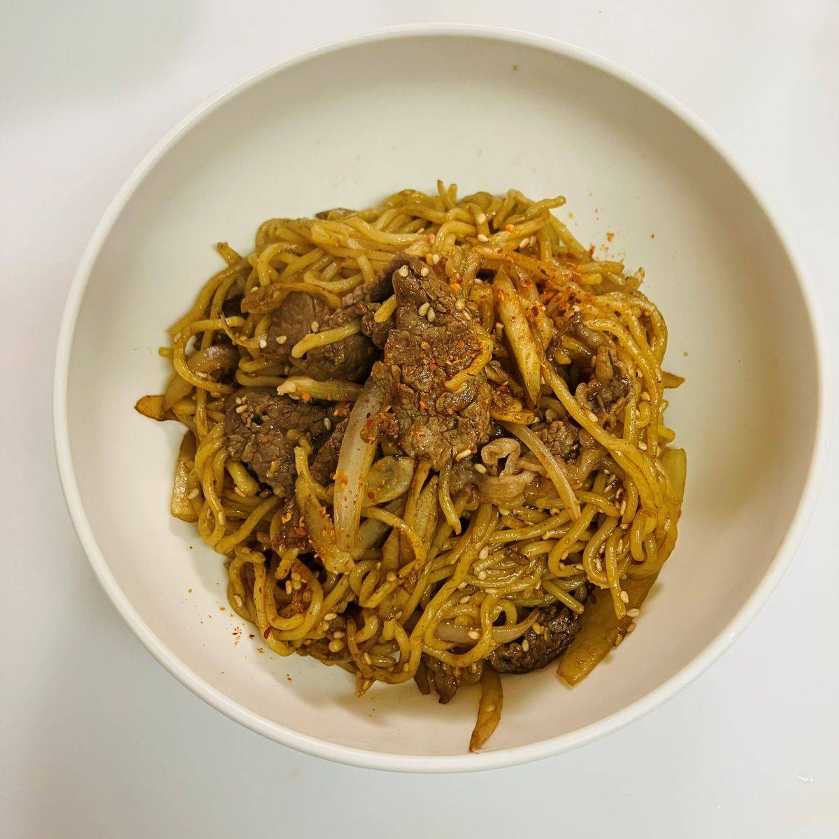 マルちゃん公式の「ごぼうと生姜のしゃきしゃき焼そば」のレシピ