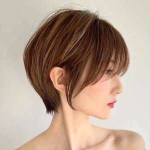  美人見えくびれショート 