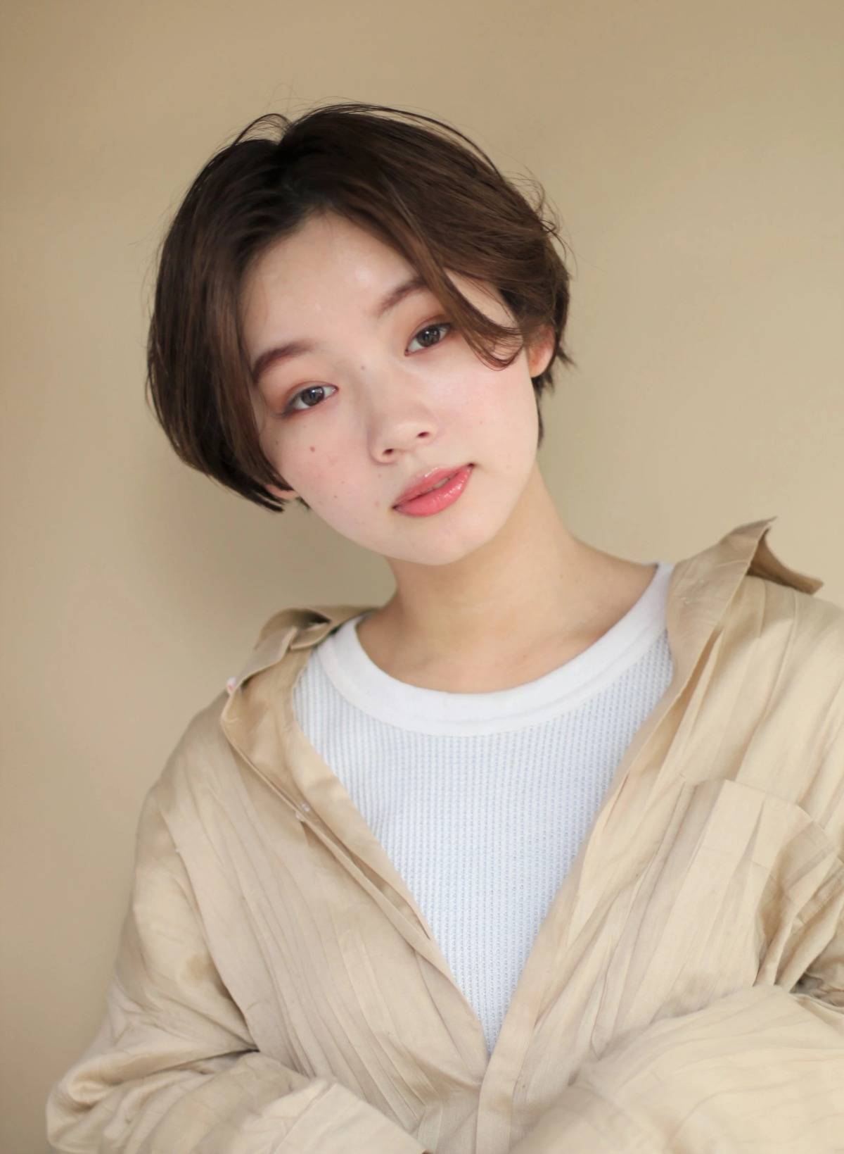 センターパートショート