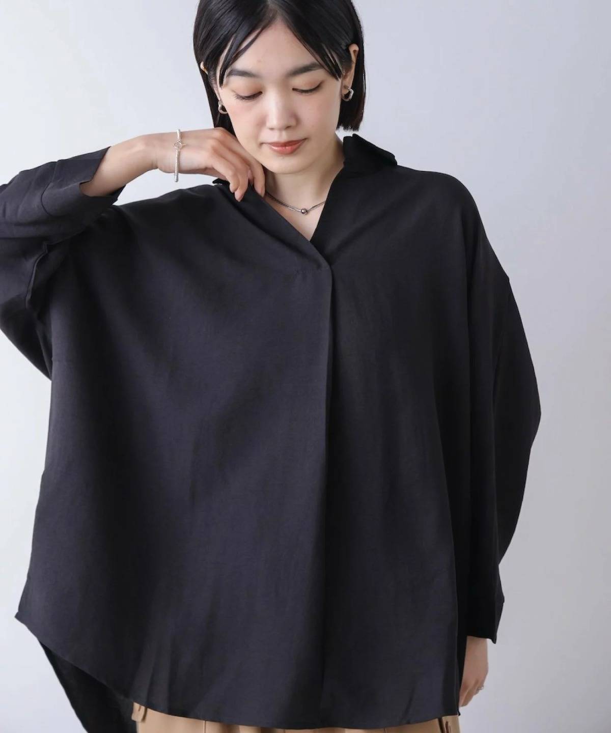 Bab / Bou Jeloud 麻ライクシャツチュニック