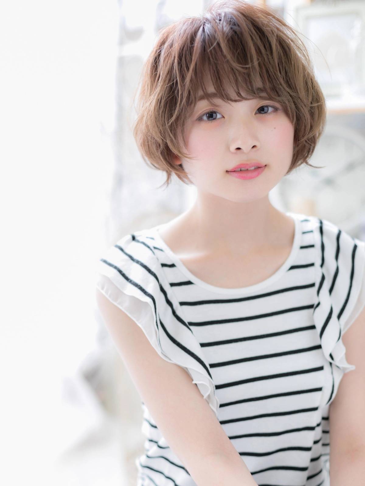 くせ毛風ショート