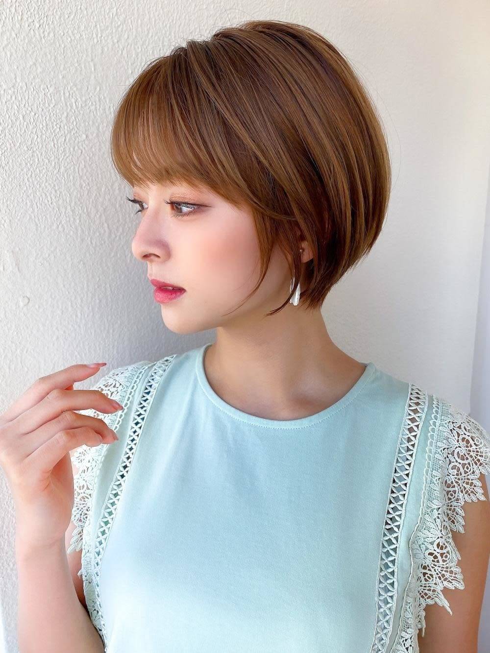 まとまりやすい丸みショート