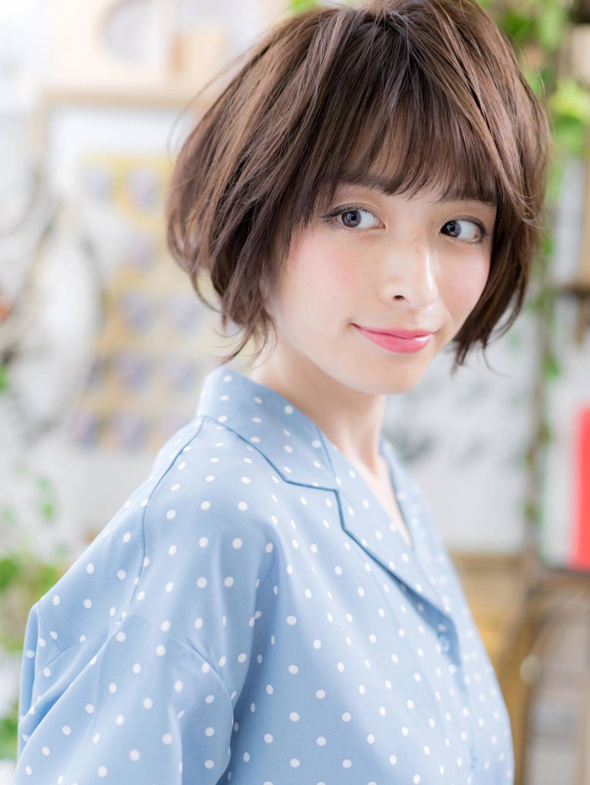 くせ毛風ショート