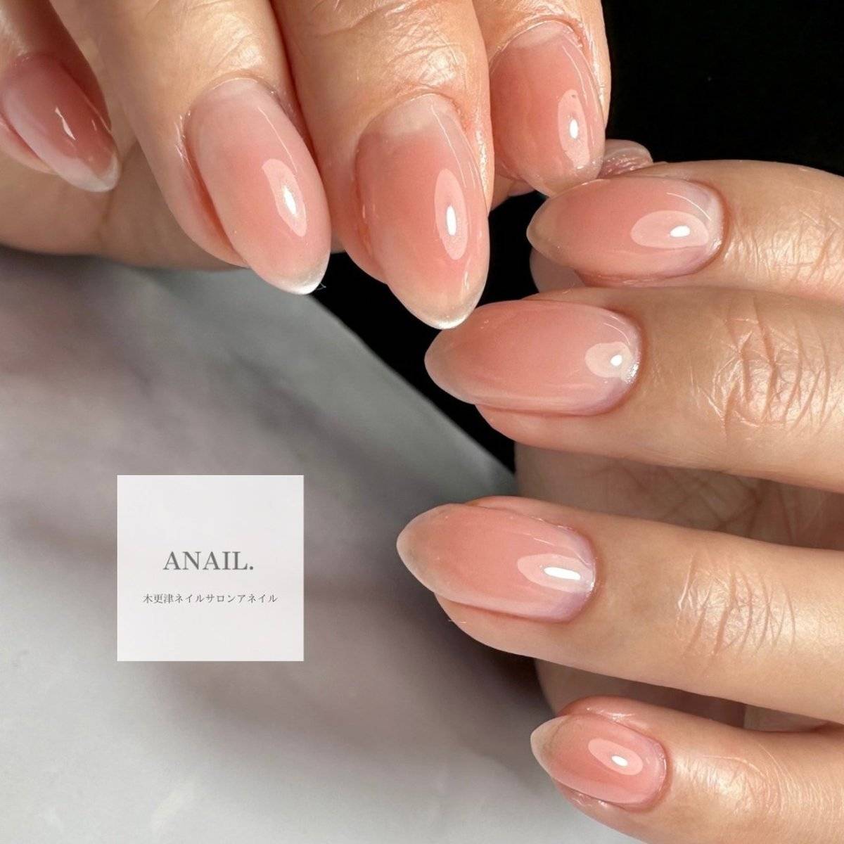 ヌーディーピンクネイル