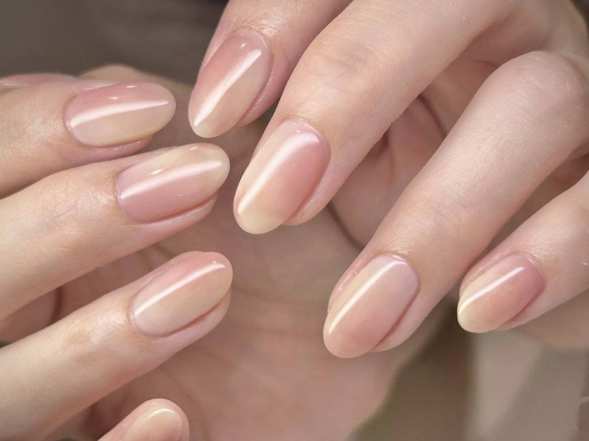 ヌーディーピンクネイル