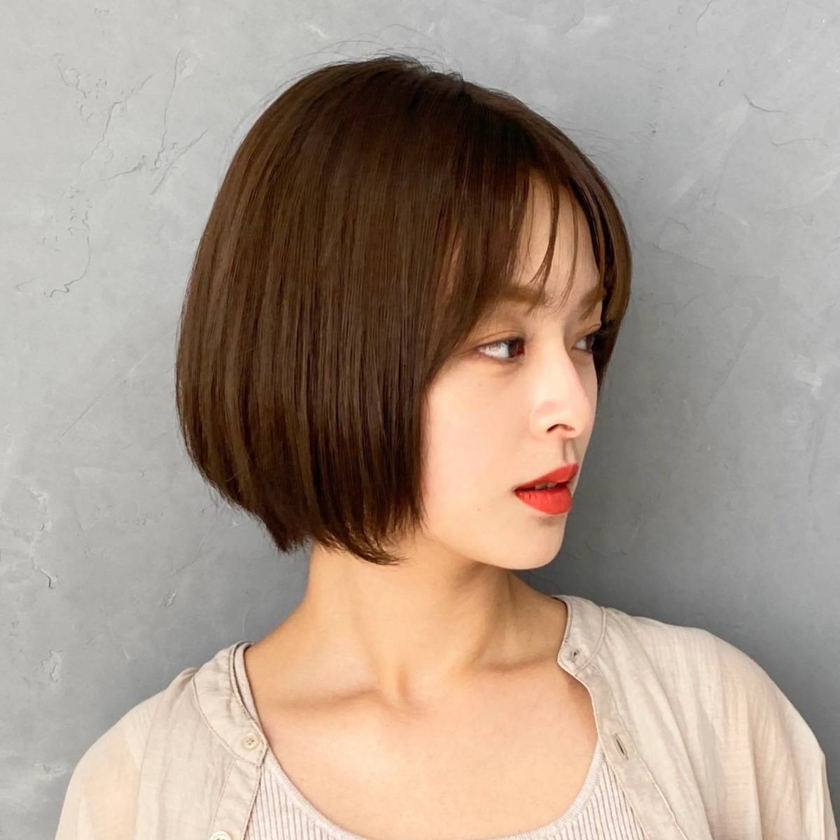 前下がりのまとまりボブ