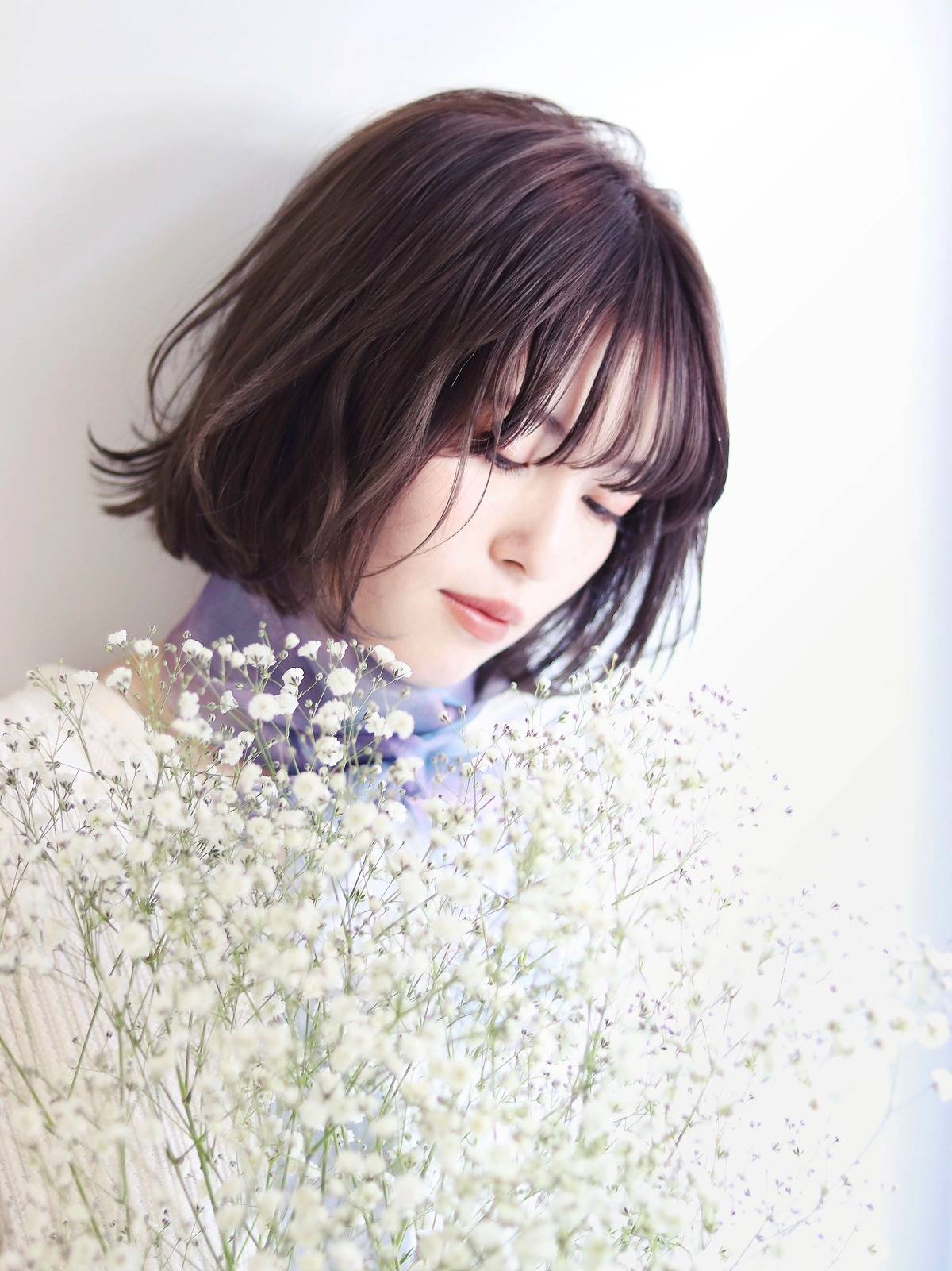 抜け感ニュアンスボブ