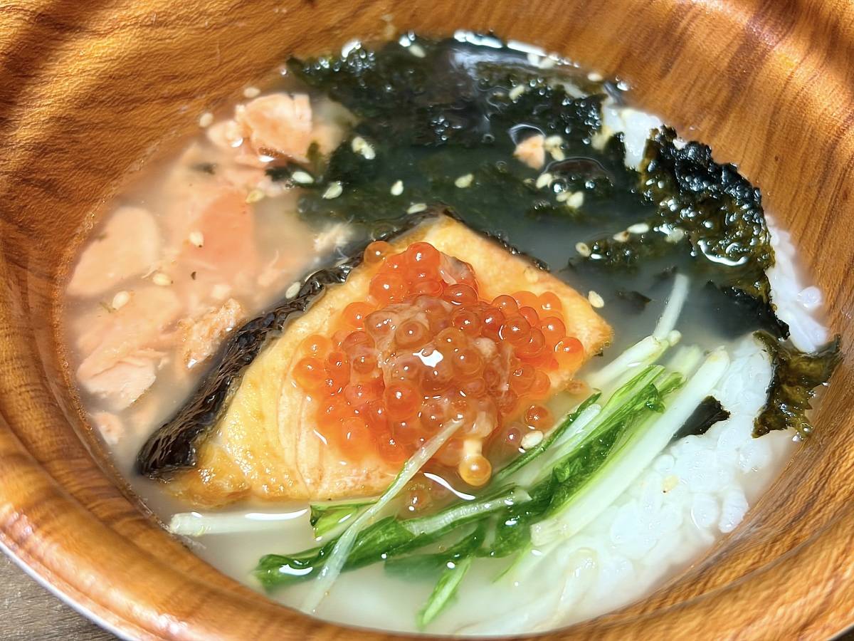 電子レンジで温めると完成♪