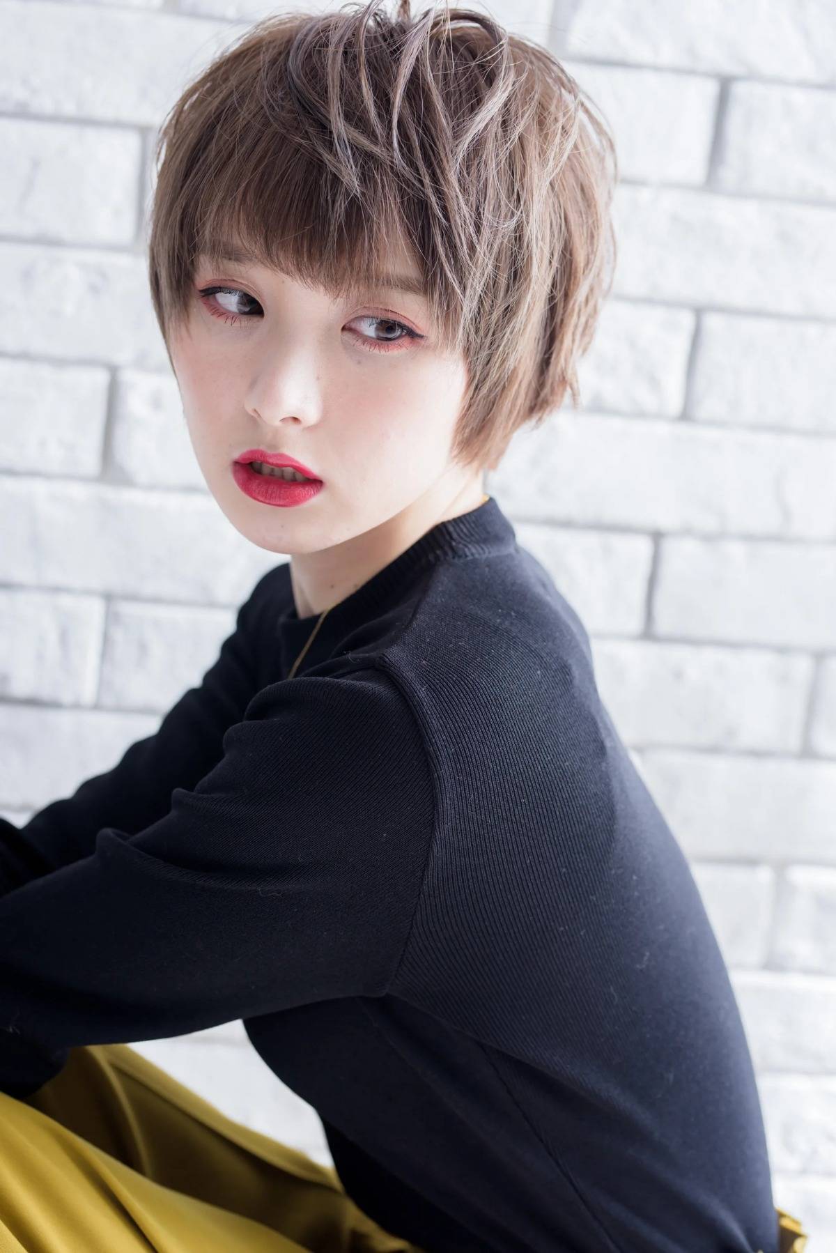 無造作ほつれショート