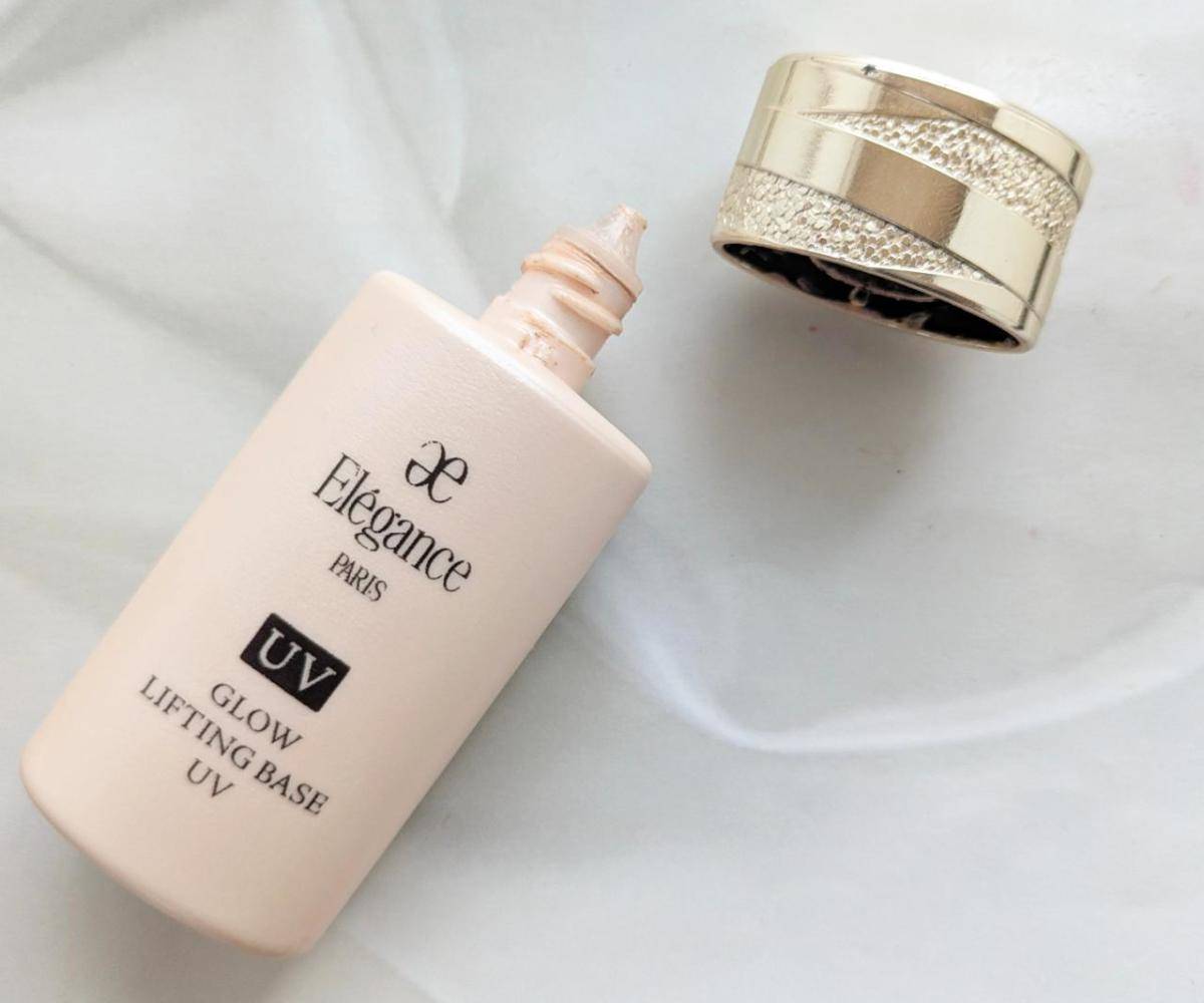 エレガンスグロウリフティングベースUVBE991フタを開けた画像