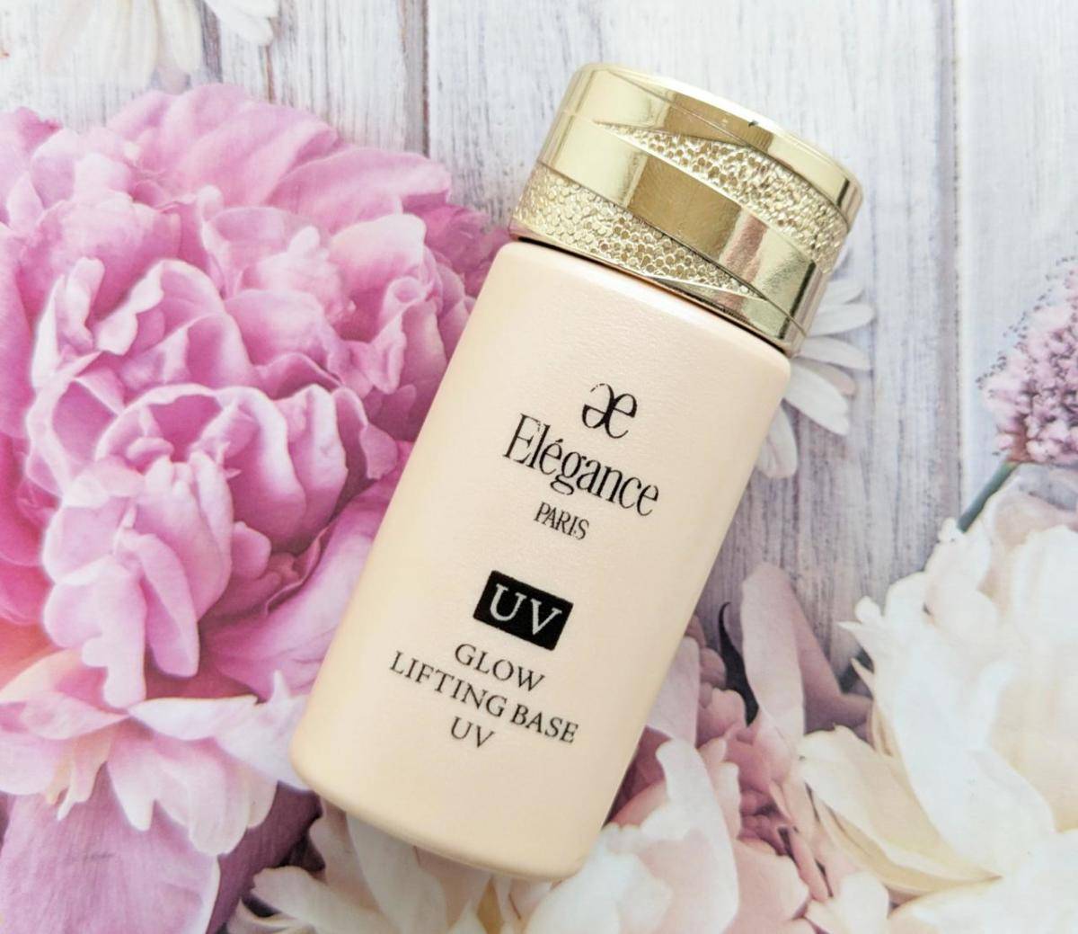 エレガンスグロウリフティングベースUVBE991花柄背景