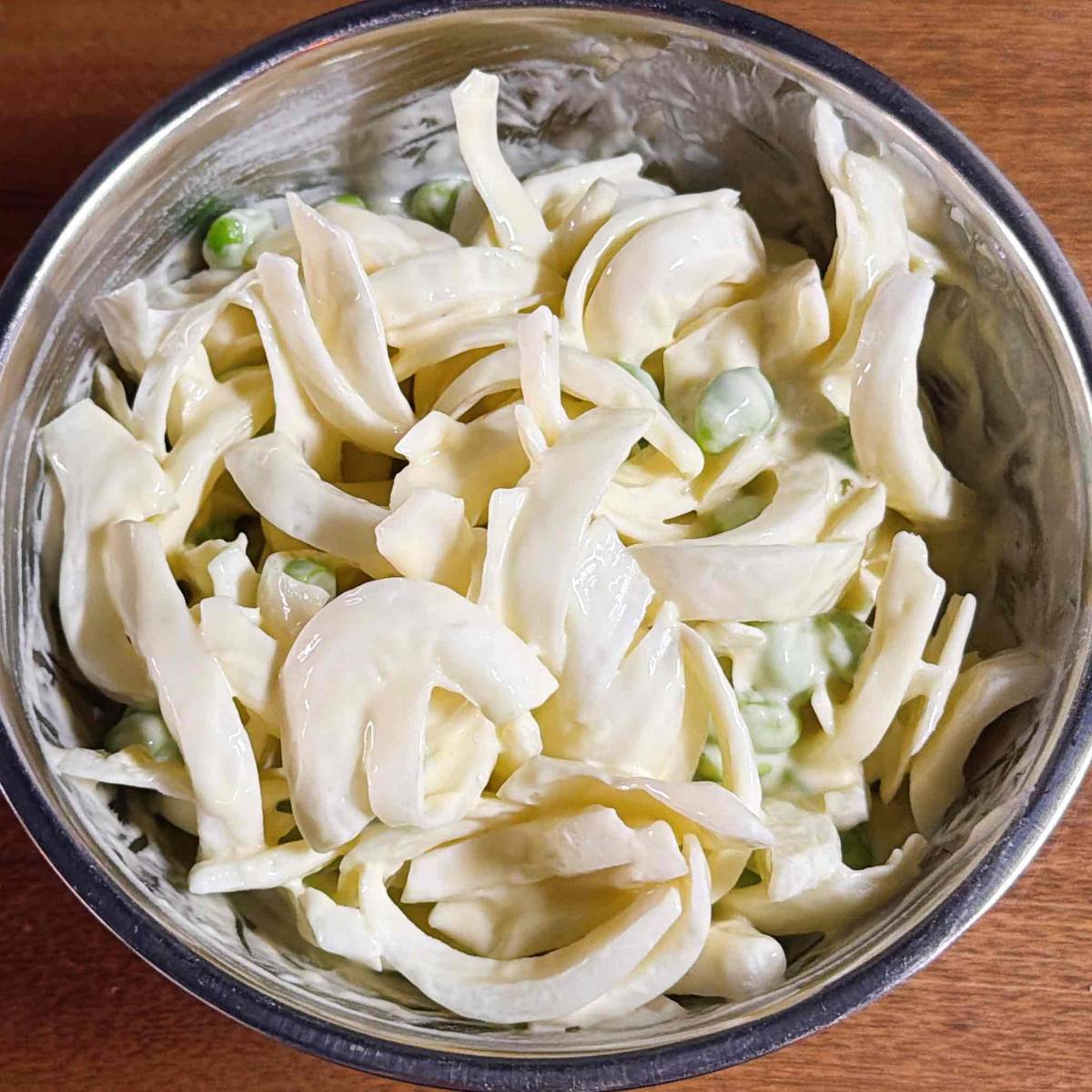 JAグループ公式の「えんどう豆と新玉ねぎのかき揚げ♡」のレシピ