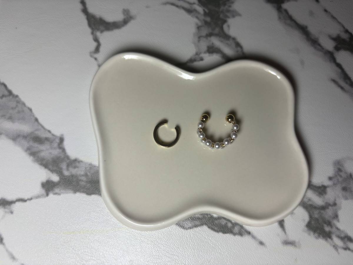 3COINS パール編みイヤカフ2個セット デザイン&質感チェック②