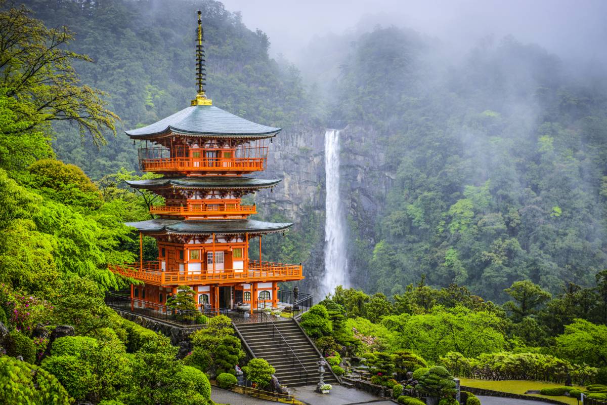 和歌山の誓願寺と那智の滝