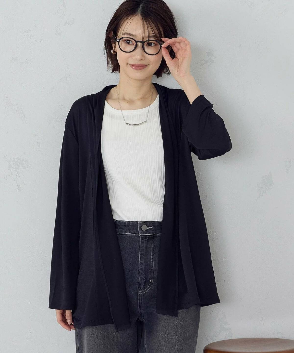 COMME CA ISM 夏定番の着流しカーディガン