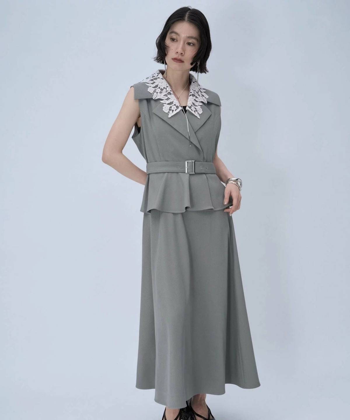 HARE 2WAYエリレースジレワンピース