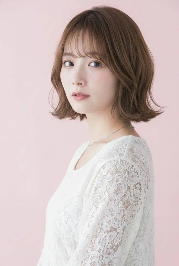 大人可愛いくびれボブ