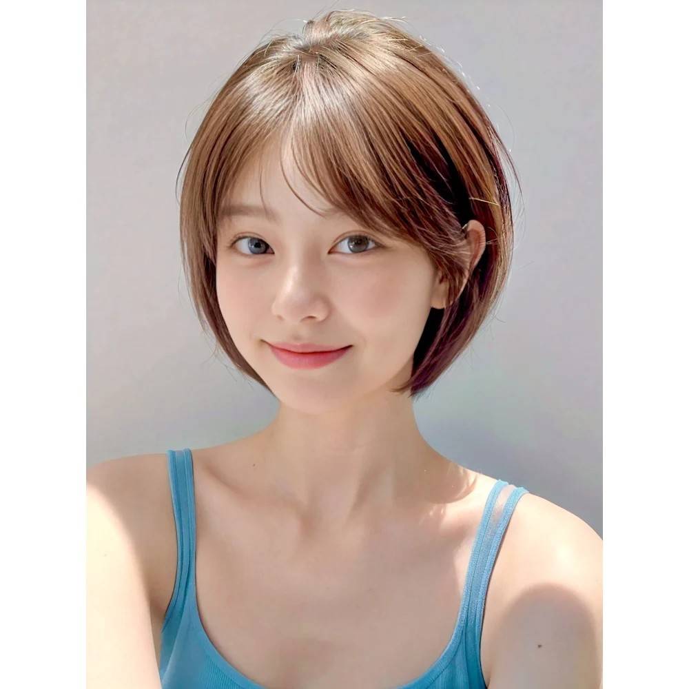 ヘルシーな丸みショート