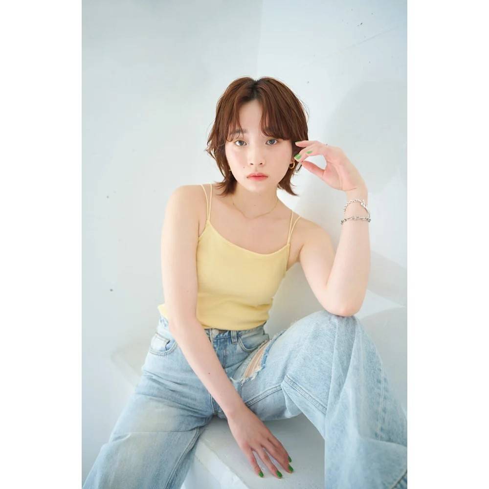 くせ毛風パーマボブ