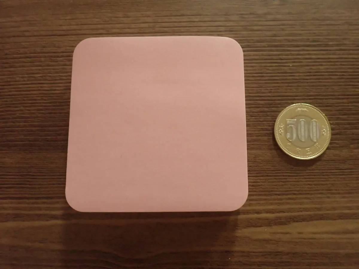 DAISO(ダイソー)：角丸ふせん紙(くすみカラー)