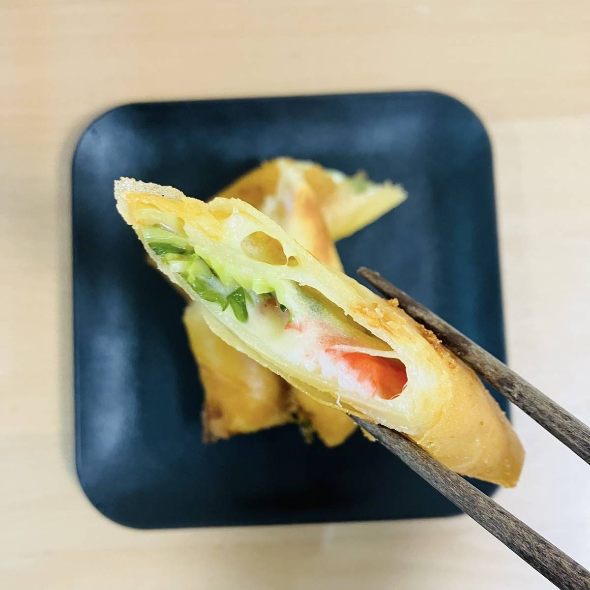 いちまさ公式の「カニかま春巻き」のレシピ