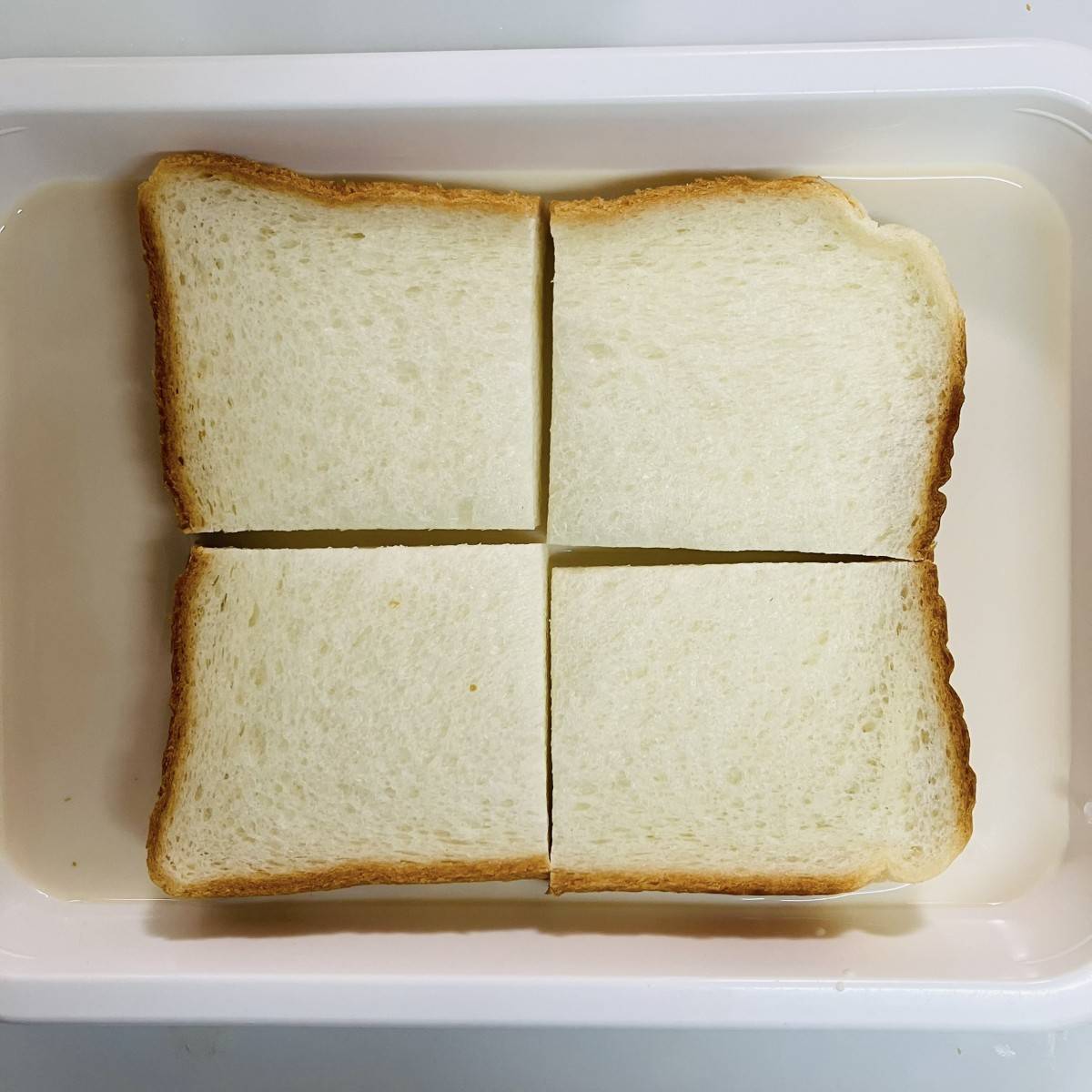 フジパン公式の「牛乳だけのふわふわフレンチトースト」のレシピ