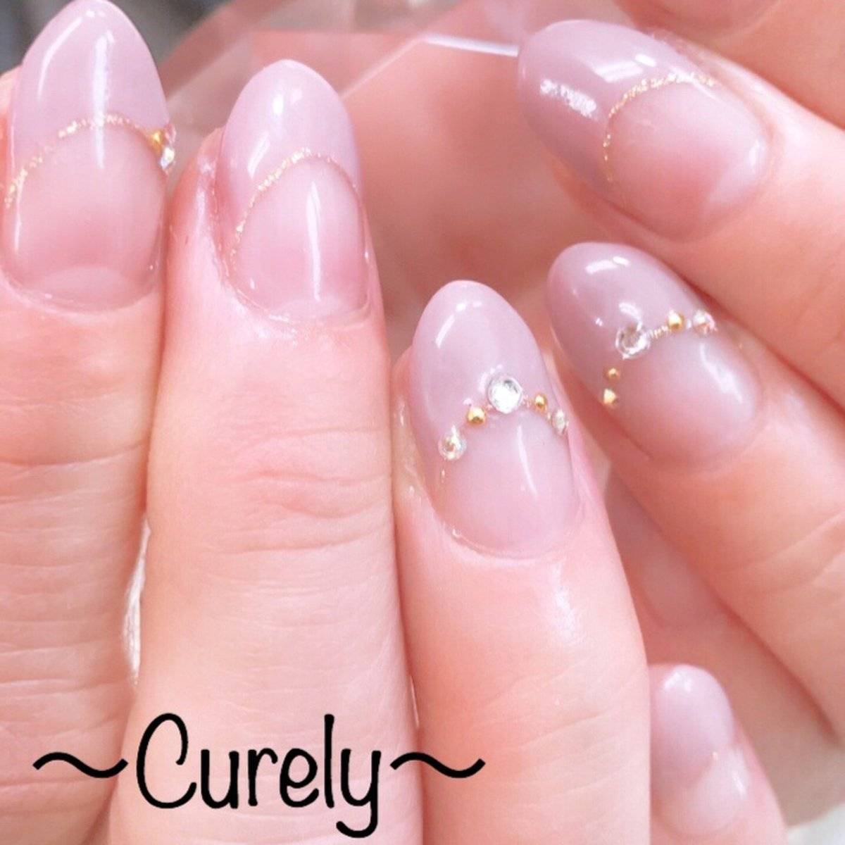 モーヴピンクネイル