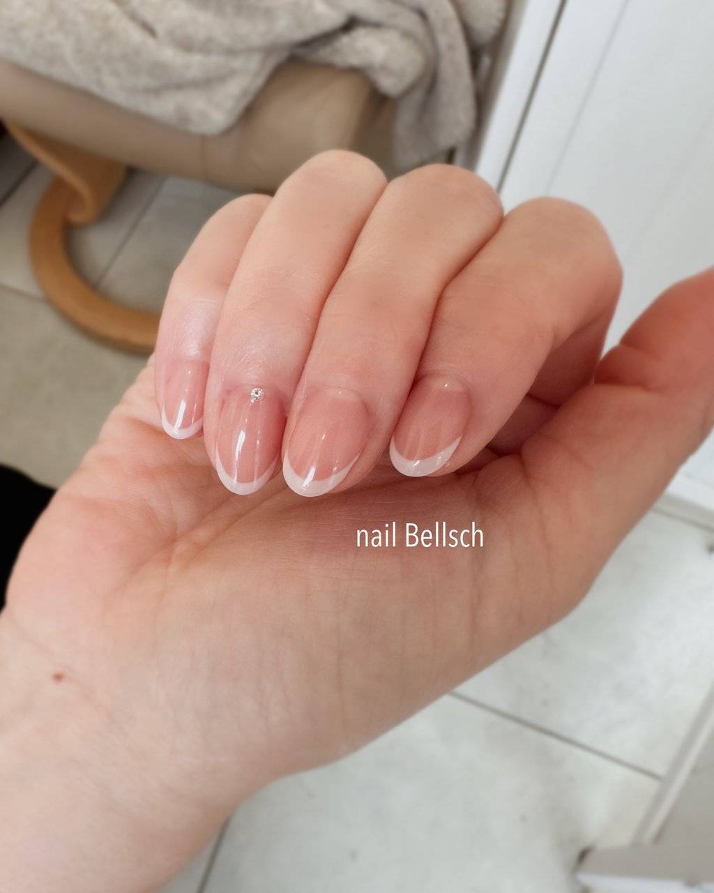 クリアピンクネイル