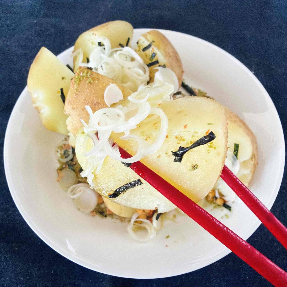 永谷園公式の「さけ茶づけじゃがバター」のレシピ