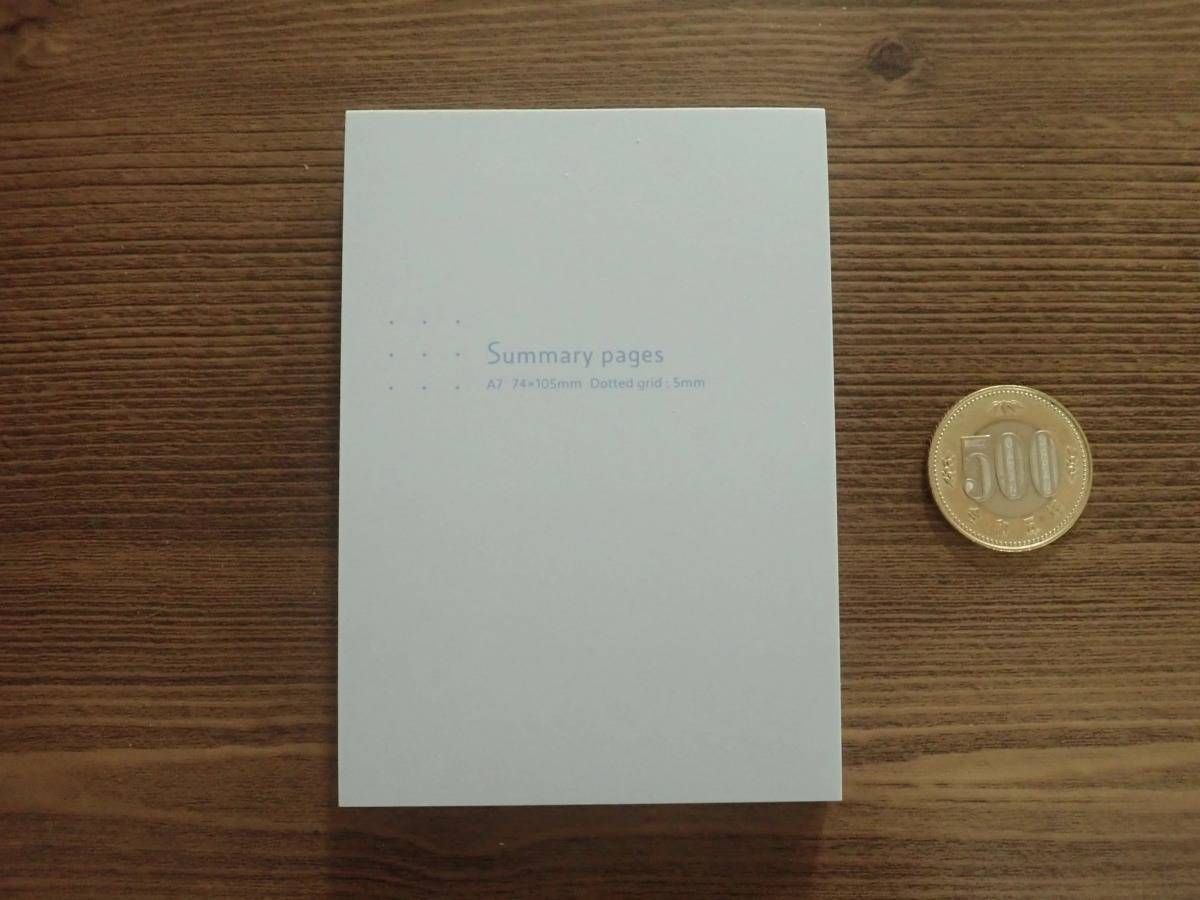 DAISO(ダイソー)：メモパッド(A7、ブルー)